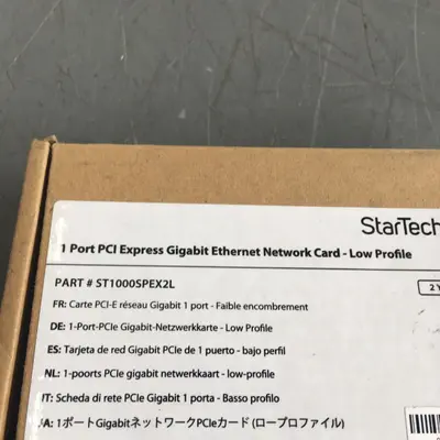 StarTech 1 Port PCIe Gigabit Ethernet Network Card, Low Profile ST1000SPEX2L - Thumbnail 6