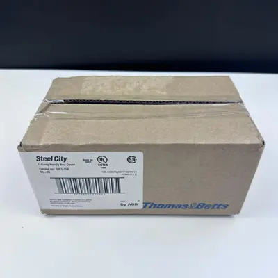 STEEL CITY 1-GANG HANDY BOX COVER 58C1-25R FLAT 1/4" RAISED - Thumbnail 3