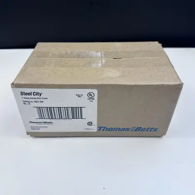 Steel City 1-Gang Handy Box Cover Duplex Receptacle 1/4" Raised - Thumbnail 6