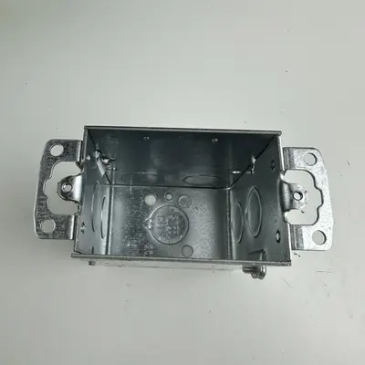 Steel City 3"x2" Switch Box, 3.5" Deep, CY12-25R, 1/2" Knockouts, Case of 24 - Thumbnail 5