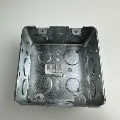 Steel City 4"x4" Switch Box, Case of 10, UL Listed - Thumbnail 8