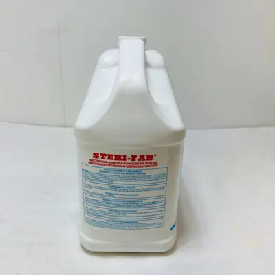 Lot of 6 Steri-Fab Professional Disinfectant & Insecticide 1 Gallon - Thumbnail 2