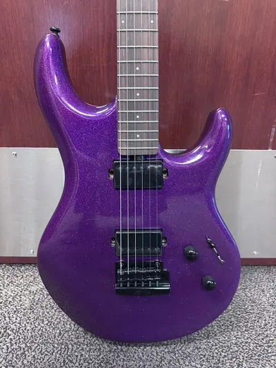Sterling LK100 Luke Electric Guitar, Rosewood Fingerboard, Purple Sparkle - Thumbnail 3