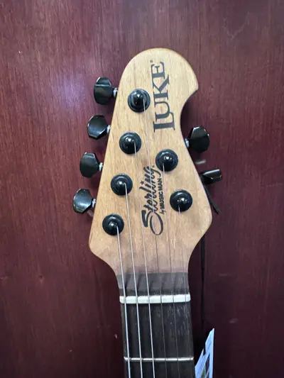 Sterling LK100 Luke Electric Guitar, Rosewood Fingerboard, Purple Sparkle - Thumbnail 8