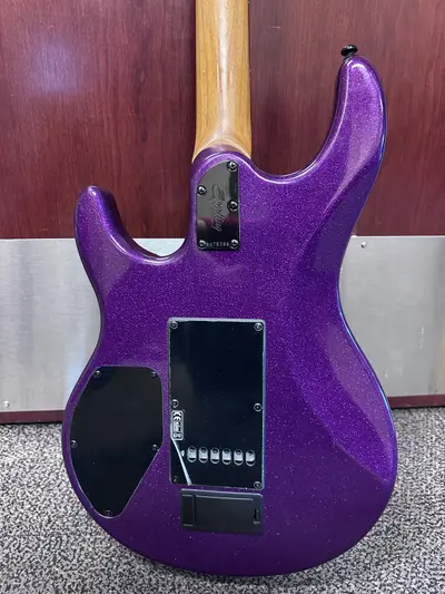 Sterling LK100 Luke Electric Guitar, Rosewood Fingerboard, Purple Sparkle - Thumbnail 6