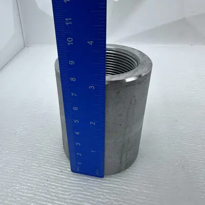 Straight Stainless Steel Union Fitting - Thumbnail 1