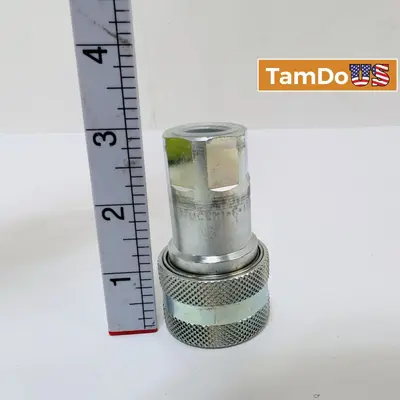 Stucchi Hydraulic Quick Connect Coupler FOR Industrial Equipment Heavy Machinery - Thumbnail 1