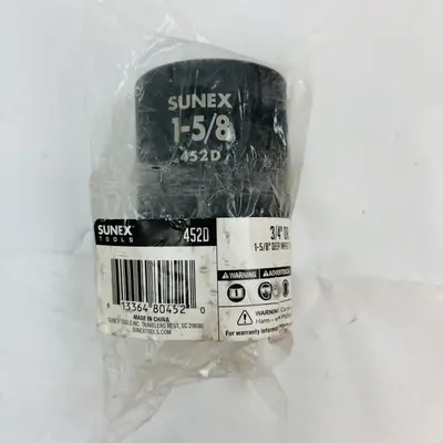 Sunex 452D Impact Socket, 1 Inch Drive, 1-5/8 Inch - Thumbnail 4