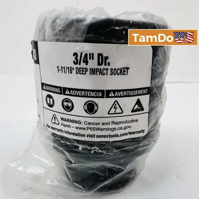 Sunex 454D 3/4" Drive 1-11/16" Deep Impact Socket - Thumbnail 1