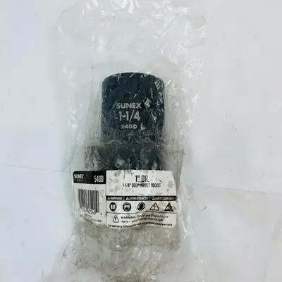 Sunex 540D 1" Drive Deep 6-Point Impact Socket 1-1/4" - Thumbnail 4