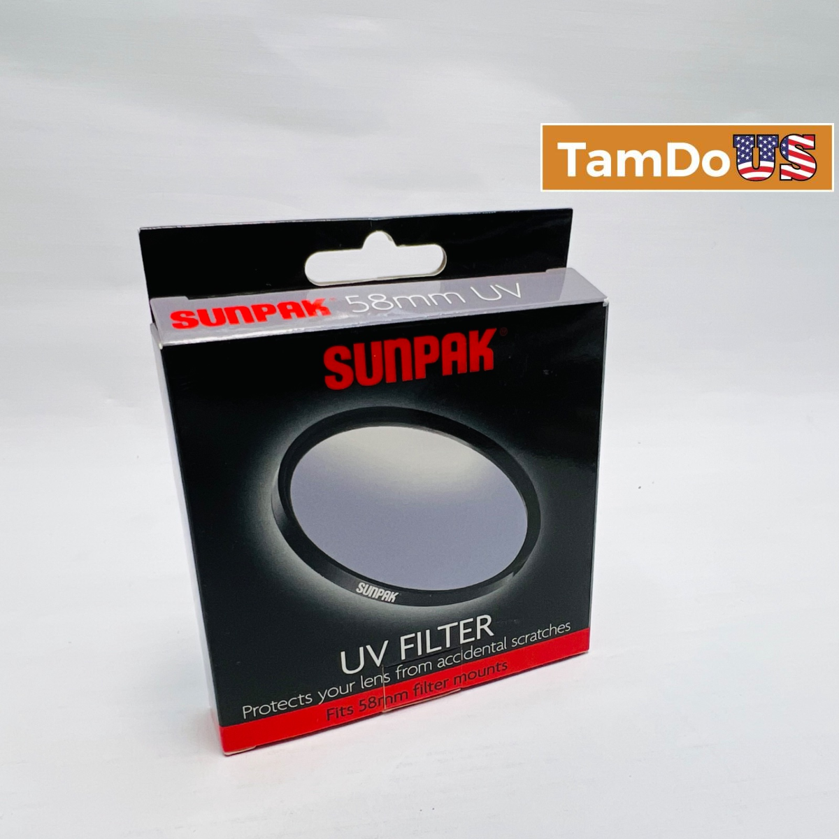 Sunpak 58mm UV Filter Multicoated for Canon Nikon Sony Fujifilm Lens (DF-58MM-UV) - Photo 1 - Real photo at TamDo.us