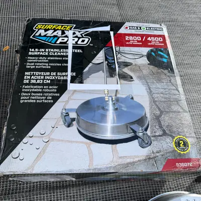 SurfaceMaxx Pro 14.5" Stainless Steel Surface Cleaner Pressure Washer 936072 - Thumbnail 6
