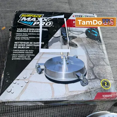 SurfaceMaxx Pro 14.5" Stainless Steel Surface Cleaner Pressure Washer 936072 - New - Real photo at TamDo.us