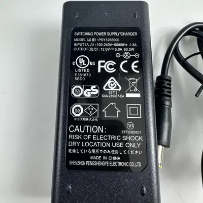 Switching Power Supply Charger PSY1265000 12.6V 5.0A 63.0W AC Adapter Cable - Thumbnail 5