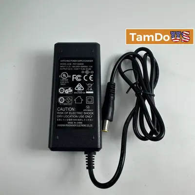 Switching Power Supply Charger PSY1265000 12.6V 5.0A 63.0W AC Adapter Cable - Thumbnail 1