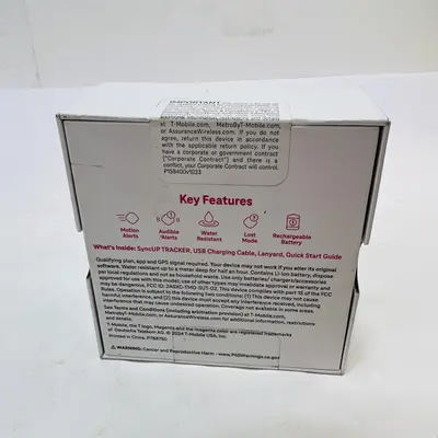 T-Mobile SyncUP Tracker 2nd Gen 4G LTE GPS 64MB Smart Tracker Black Kit - Thumbnail 3
