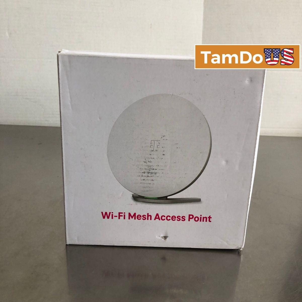 T-Mobile Wi-Fi Mesh Access Point White Extension Pod Extender FZET06204000J - Photo 1 - Real photo at TamDo.us