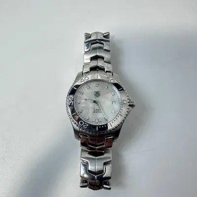 TAG Heuer Link Mother of Pearl Diamond Dial Ladies Quartz Watch 200M - Thumbnail 6