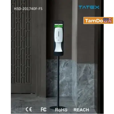 Tatex Touchless Foaming Soap Dispenser Auto Sensor Stand White - Thumbnail 8