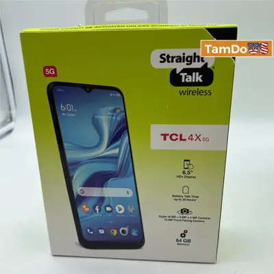 TCL 4x 5G, 64GB, Straight Talk Wireless - Thumbnail 1