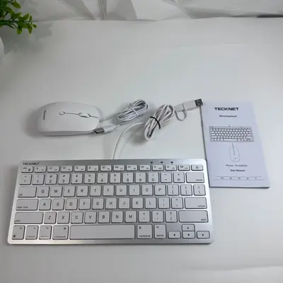 TECKNET TK-KM059 Wired Keyboard and Mouse Combo Compact USB Ultra-Thin Set - Thumbnail 2
