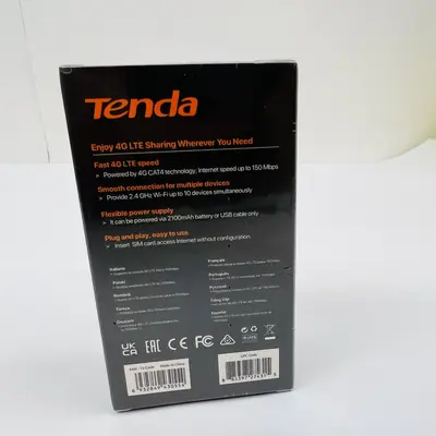 Tenda 4G185 4G LTE-Advanced Pocket Mobile WiFi Router - Thumbnail 5