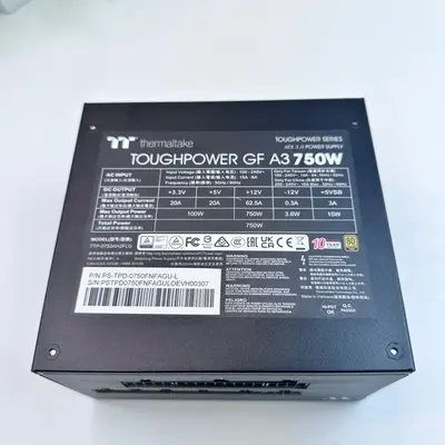Thermaltake Toughpower GF A3 750W 80+ Gold Fully Modular ATX 3.0 PSU PCIE 5.0 - Thumbnail 3