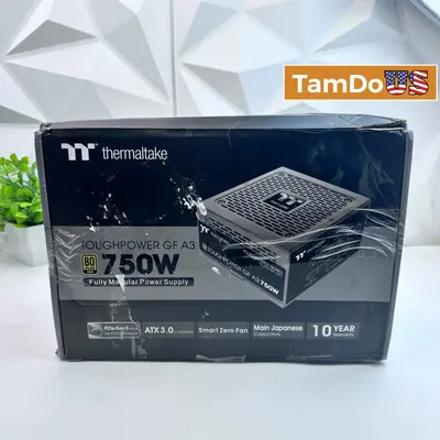 Thermaltake Toughpower GF A3 750W 80+ Gold Fully Modular ATX 3.0 PSU PCIE 5.0 - Thumbnail 1