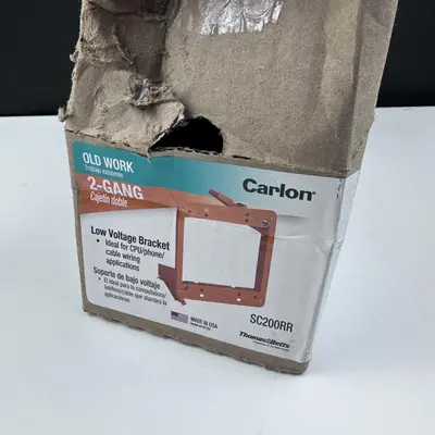 Thomas & Betts Carlon SC200R 2-Gang Low Voltage Bracket (Lot of 6) - Thumbnail 7