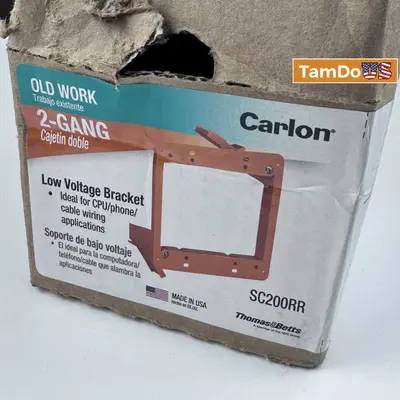 Thomas & Betts Carlon SC200R 2-Gang Low Voltage Bracket (Lot of 6) - Thumbnail 9