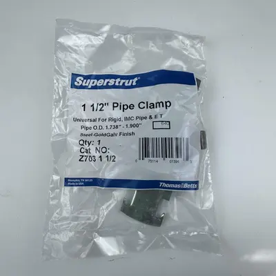 Thomas & Betts Z703 1-1/2" Superstrut Pipe Clamp Lot of 5 - Thumbnail 2