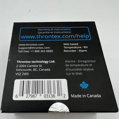 Throntex Temperature & Humidity Recorder – Alarm Data Logger - Thumbnail 6