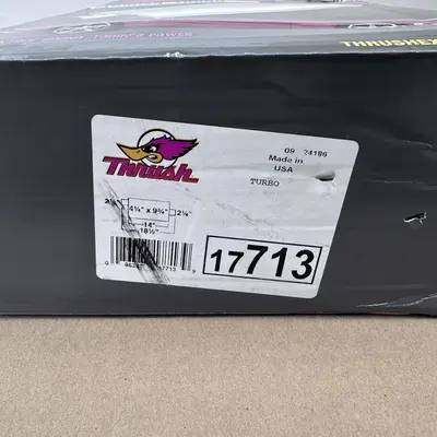 Thrush 17713 Turbo Muffler, Inlet & Outlet Diameter - 2.25" - Thumbnail 4