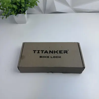 Titanker Bike Chain Lock 6mm Black - Heavy Duty Bicycle Security Lock - Thumbnail 2
