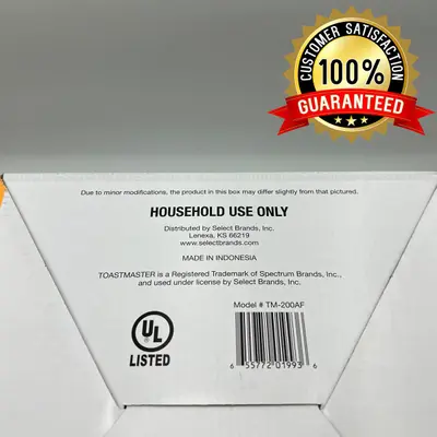 Toastmaster TM-200AF - 2 Quart Air Fryer - Black - BRAND NEW - Thumbnail 5