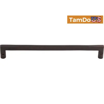 Top Knobs M1382 Aspen 18" Flat Sided Pull Handle – Medium Bronze Finish - Thumbnail 1