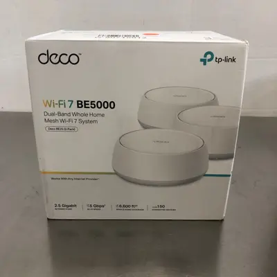 TP-Link Deco BE5000 Dual-Band Whole Home Mesh Wi-Fi 7 System, 3-Pack (Deco BE25) - Thumbnail 4