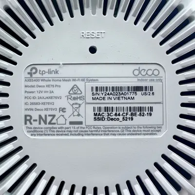 TP-Link Deco XE75 Pro AXE5400 Tri-Band Mesh Wi-Fi 6E System (2-Pack) - Thumbnail 7