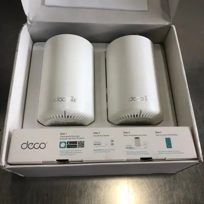 TP-Link Deco XE75 Pro AXE5400 Tri-Band Mesh Wi-Fi 6E System (2-Pack) - Thumbnail 9