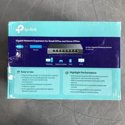 TP-Link TL-SG108 8-Port Gigabit Ethernet Switch - Thumbnail 5