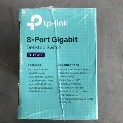 TP-Link TL-SG108 8-Port Gigabit Ethernet Switch - Thumbnail 4
