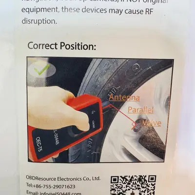 TPMS Relearn Tool & Tire Sensor Reset - OEC-T5 EL-50448 - New - Real photo at TamDo.us