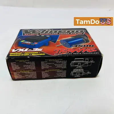 Traxxas Velineon VXL-3s Brushless Power System, 3500 Motor, Waterproof - Excellent - Real photo at TamDo.us
