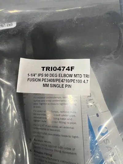 TRI0474F 1-1/4" IPS 90 Deg Electrofusion Elbow for PE Gas Pipe - Thumbnail 10