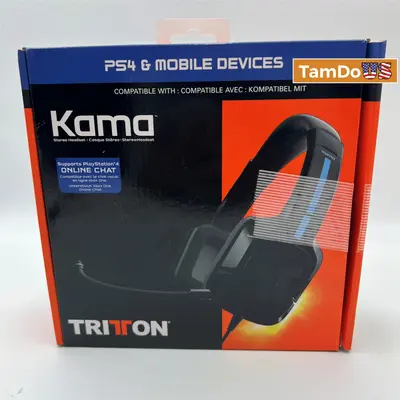 Triton Kama Stereo Gaming Headset | For PS4 & Mobile | 3.5mm Audio Jack - Thumbnail 1