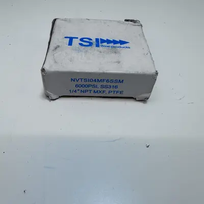 TSI Flow Products 1/4" NPT MXF Stainless Steel Needle Valve - Thumbnail 1