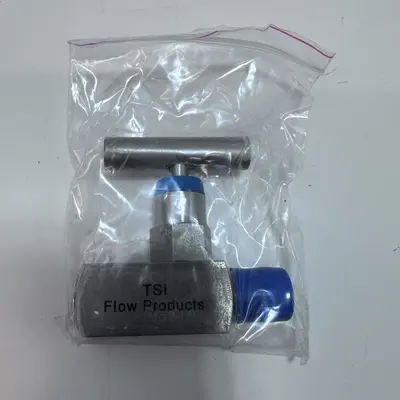 TSI Flow Products 1/4" NPT MXF Stainless Steel Needle Valve - Thumbnail 2
