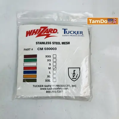 Tucker Whizard Stainless Steel Cut-Resistant Glove, Medium - New - Real photo at TamDo.us
