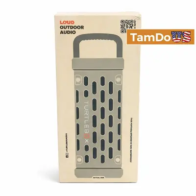 Turtlebox Ranger Rugged Waterproof Portable Speaker - Tan - Thumbnail 2