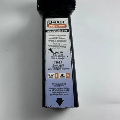 U-Haul PowerTow Trailer Hitch Ball Mount 2" Shank 2-1/4" Drop 2" Ball 7500 LB - Thumbnail 3